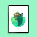 MUNDOS. Een project van  Ontwerp y Traditionele illustratie van Claudia Mosquera - 01.06.2016