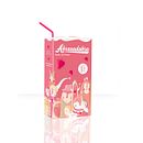 Packaging para leche de fresas. Een project van Game design, Traditionele illustratie y Packaging van Claudia Mosquera - 01.06.2016