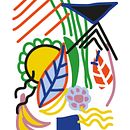 uruguay pattern. Ilustração tradicional projeto de Anne-sophie Daba - 06.06.2016