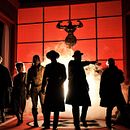 Stage Design para la obra  "To be or not to Be" - Volkstheater Munich- Germany- Premiere 24.9.15.  Direction: Mina Salehpour. . Un projet de Scénographie de Jorge Enrique Caro - 23.09.2015