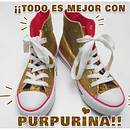 'Zapatillas purpurineadas' -Tutorial-. Een project van Craft y Kostuumontwerp van Lu Mellé - 08.06.2014