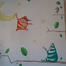 Decoración Cuarto Infantil. Un progetto di Illustrazione tradizionale di Clara Palencia - 01.11.2015