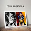 Colored Marvel line art in Photoshop.. Un progetto di Fumetto, Graphic design e Illustrazione tradizionale di warhole - 15.06.2016