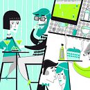 Nuevo Rogelios. Un proyecto de Br, ing e Identidad, Diseño gráfico, Ilustración tradicional e Infografía de Inés Marco Aguilar - 21.06.2016