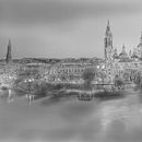 Ilustración - Zaragoza. Een project van  Urban art,  Beeldende kunst,  Ontwerp, Grafisch ontwerp, Traditionele illustratie y Schilderij van Miguel Angel Lallana Figueroa - 24.06.2016