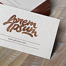 Lorem Ipsum logotipo . Br, ing, Identit, Calligraph, T, and pograph project by Joluvian - 06.27.2016