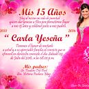 Diseño de nvitación de XV años fucsia. Un projet de Design graphique de Samuel López Palomo - 29.06.2016