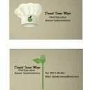 Tarjetas de Presentación - Chef de Comida Vegana. Un proyecto de Diseño gráfico de Atenas Román - 31.05.2016