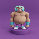 Mexikanische Wrestler Ein Projekt aus dem Bereich 3D von Catalina Mora - 14.05.2016