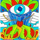Diamond Cyclop. Een project van Traditionele illustratie y Schilderij van Murnau Den Linden - 06.05.2016