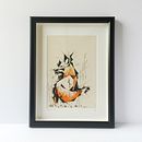 Fox. Artes plásticas, Design, e Serigrafia projeto de Noelia Tramullas Fernandez - 20.07.2016