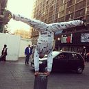 El Hombrediario. Street Art project by Juan Luis Ortega Herrera - 07.22.2016