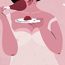 Ilustraciones para Lahar Magazine, Italia.. Traditional illustration project by Marina Stecca - 07.28.2016