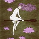 Bruja. Ilustração tradicional projeto de Isabel Belmonte - 30.07.2016