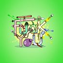 Do not disturb. Projekt z dziedziny Projektowanie graficzne, Trad, c, jna ilustracja, T i pografia użytkownika Iván Domingo - 09.08.2016
