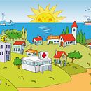 Letrilandia · Mural para guardería. Een project van Traditionele illustratie van Lopekan :: - 16.08.2016