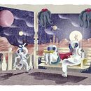 Interplanetary Lives. Un projet de Conception de personnages et Illustration traditionnelle de Javier Peciña - 17.08.2016