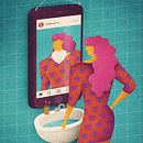 Vanidad en las redes Ein Projekt aus dem Bereich Kunstleitung, Grafikdesign und Traditionelle Illustration von David van der Veen - 19.08.2016