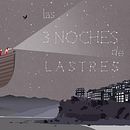 Cartel Las tres noches de Lastres. Graphic Design, and Traditional illustration project by jessicanievesvieira - 08.04.2016
