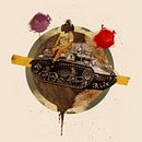 ESCAPAR. Collage, and Traditional illustration project by Ricardo Calvo - 02.20.2012