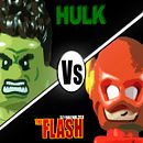 Hulk vs Flash The Race. Un proyecto de Stop Motion de Xisco Conde Flores - 25.08.2016