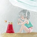 La playa. Ilustração tradicional projeto de Efrén Rodriguez Hernandez - 26.08.2016
