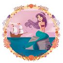 Little mermaid book. Un proyecto de Diseño editorial e Ilustración tradicional de Susana Díaz - 28.08.2016