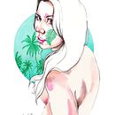 Miss Honolulu. Un projet de Design  et Illustration traditionnelle de Marta Orse - 31.08.2016