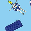 Summer - pattern. Un proyecto de Diseño gráfico e Ilustración tradicional de Anabel Valera - 02.09.2016