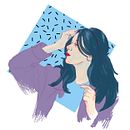 Cosmo Girls. Projekt z dziedziny  Sztuki piękne, Grafika ed, torska, Projektowanie graficzne, Trad, c i jna ilustracja użytkownika Patricia García Castañar - 11.07.2016
