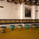 Bar, Restaurante Lácuna. Arquitetura de interiores projeto de zora neves tembo - 05.09.2016