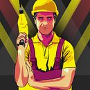 For Hardcore Workers. Design, Graphic Design, Web Design, and Traditional illustration project by Juan David Perafan - 10.05.2016