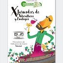 Cartelería + Programa de mano X Jornadas Técnicas de Viticultura y Enología · CECOGA S.A. · Valladolid. Projekt z dziedziny Design, Projektowanie graficzne, Trad, c i jna ilustracja użytkownika Miki Cano - 06.09.2016