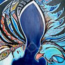 3rd eye vision - Acrílicos sobre madera. Un projet de Beaux Arts, Illustration traditionnelle , et Peinture de Laia Romero - 07.04.2016