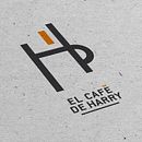 Branding Logotipo El Café de Harry. Projekt z dziedziny Sztuka miejska, Br, ing i ident, fikacja wizualna,  Manager art, st i czn użytkownika Carlo Paredes - 15.09.2016