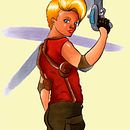 Action Girl. Un proyecto de Diseño de personajes e Ilustración tradicional de V BB - 22.09.2016