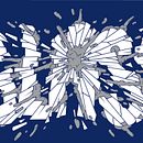 GLASS - Lettering - Crystal effect . Calligraph, T, and pograph project by Uri Vinyals - 09.25.2016