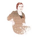 Retrato de la escritora Paula Contreras. Un projet de Illustration traditionnelle de Julia Lillo García - 28.02.2015