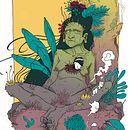Ilustraciones de microrrelatos. Un progetto di Illustrazione tradizionale di Silvana - 08.04.2016