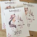 Calendario 2017. Un proyecto de Bellas Artes, Diseño de personajes e Ilustración tradicional de Lydia Sánchez Marco - 27.09.2016