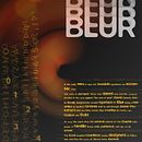 Cartel para la tipografía Blur. Un proyecto de Diseño y Diseño gráfico de Marco José Carrera Villén - 24.09.2016