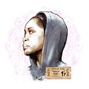 Erykah Badu | Il mio progetto di corso: Ritratto illustrato con Photoshop. Un progetto di Illustrazione tradizionale di Ricard Gispert Schmidt - 29.09.2016
