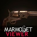 Revolver Colt 1851 Low poly. Un projet de 3D de Jesús Orgaz Polo - 05.10.2016
