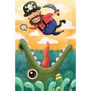 Ilustración infantil 003. Design, Character Design, Graphic Design, and Traditional illustration project by Jota Man - 10.16.2016