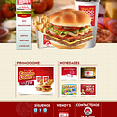 Pagina web - Wendys. Een project van Webdesign van Josue Muñoz Echeverría - 02.11.2016