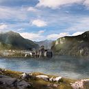 Mi primer matte painting. Een project van  Ontwerp y Fotografische postproductie van Estanis Arena Estrade - 04.11.2016