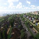 Urbanización en la Costa del Sol. Een project van 3D, Architectuur,  Urban art,  Ontwerp, Grafisch ontwerp y  Infographics van José Manuel Soriano López - 31.01.2016