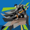 Batman Geometric. Comic, Design, Character Design, Graphic Design, and Traditional illustration project by Edgar Sedeño - 05.11.2016