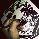 Mis ilustraciones del comic argentino "el cazador de aventuras".. Projekt z dziedziny Sztuka miejska, Komiks, Trad, c i jna ilustracja użytkownika Kaliel - 13.11.2016