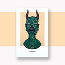 Monstruos Diabólicos. Design, Design gráfico, Ilustração tradicional, e Serigrafia projeto de Elrayo rodríguez - 16.11.2016